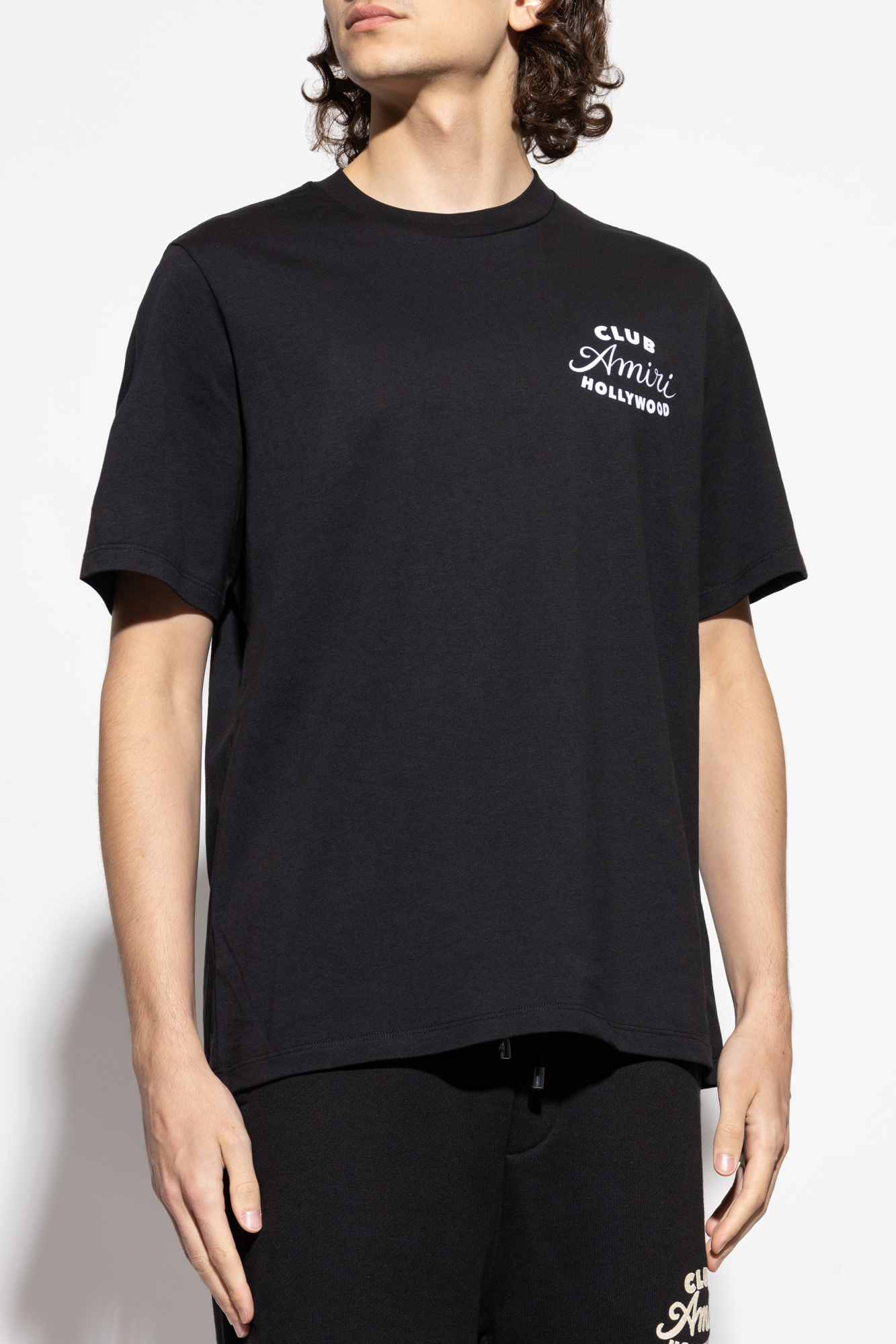 AMIRI ホリウッドロゴ Tシャツ Black T-shirt with logo Amiri - Vitkac AS